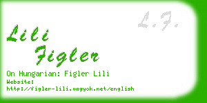 lili figler business card